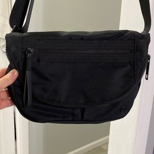 Lululemon cross body black bag
